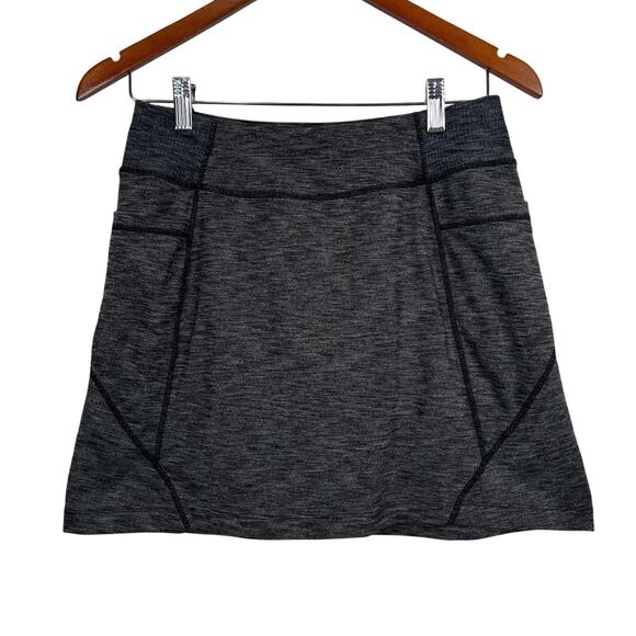 ATHLETA Excursion Skort Skirt Charcoal Gray Size S - Picture 1 of 7